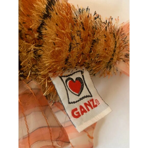 Ganz Webkinz Lionfish Lion Fish Plush HM355 9" Orange Striped Stuffed Animal - Picture 3 of 4